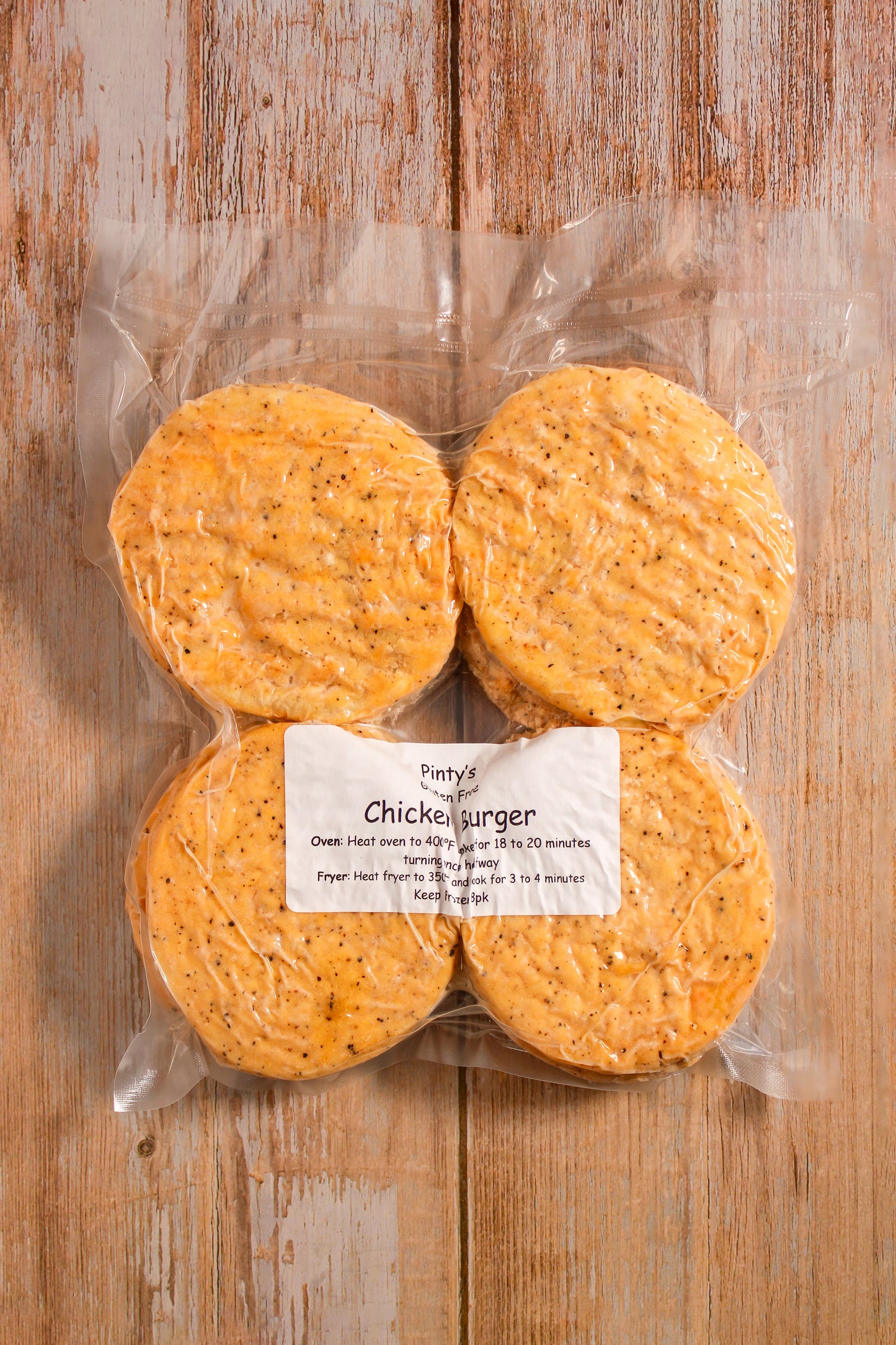 Pinty's Gluten Free Chicken Burger (8pk)