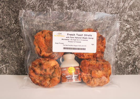 French Toast Strata with Pure Natural Maple Syrup (4pk)