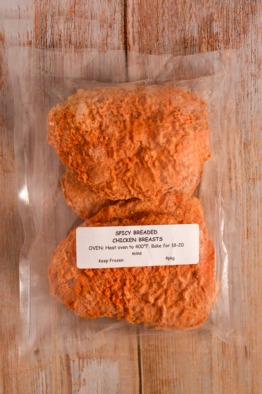 Spicy Breaded Chicken Breasts (4pk)