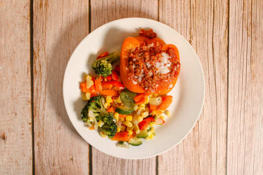 Stuffed Pepper with Mixed Vegetables
